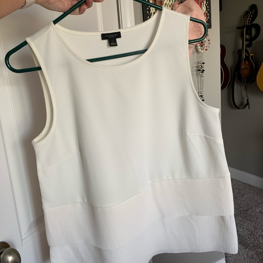 Ann Taylor sleeveless shirt
